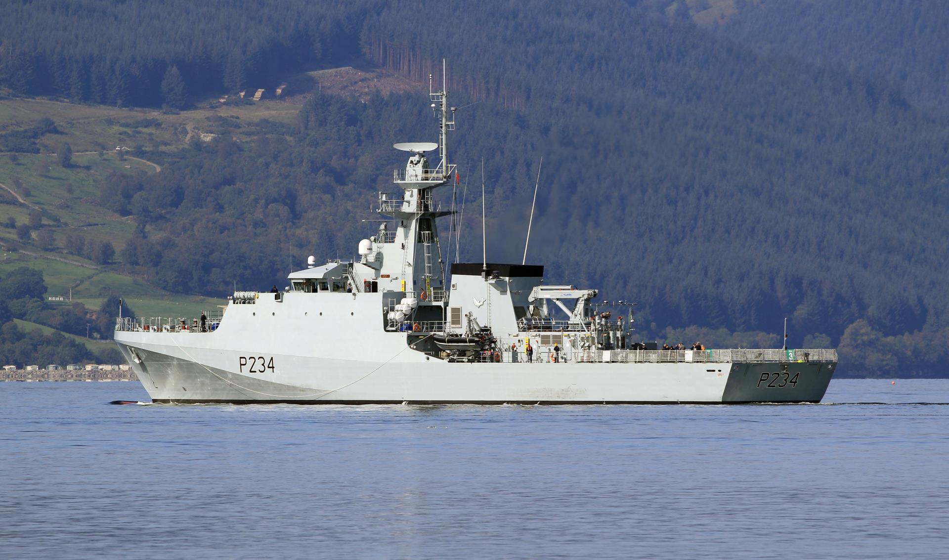 Moray s Affiliated Warship HMS Spey Completes Maiden Sea Trials Press Moray s Affiliated Warship HMS Spey Completes Maiden Sea Trials Press