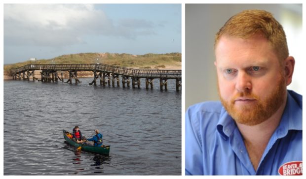 Henry Beaver's, pictured right, firm Beaver Bridges has been appointed to build the replacement East Beach crossing in Lossiemouth.