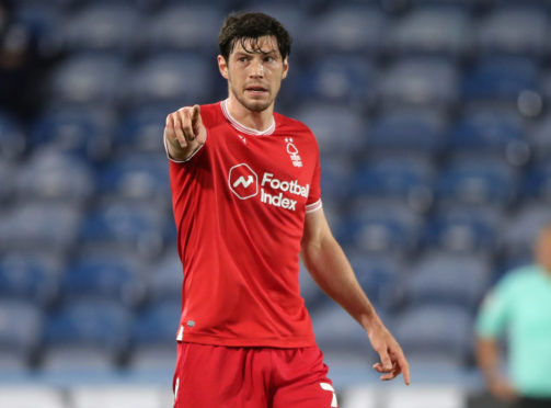 Nottingham Forest's Scott McKenna during the Sky Bet Championship match against Huddersfield.