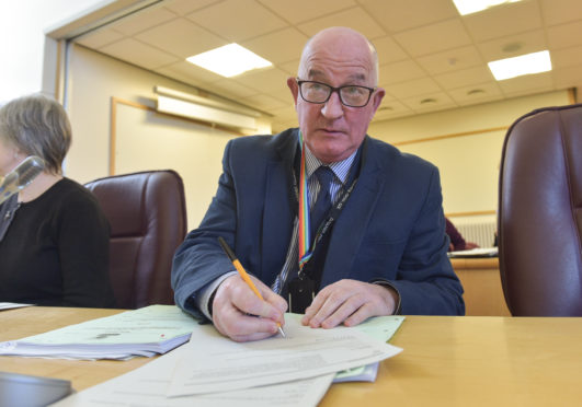 Councillor Derek Ross felt the Springfield Road fence could reduce crime rather than increase it. Image: Jason Hedges/DC Thomson