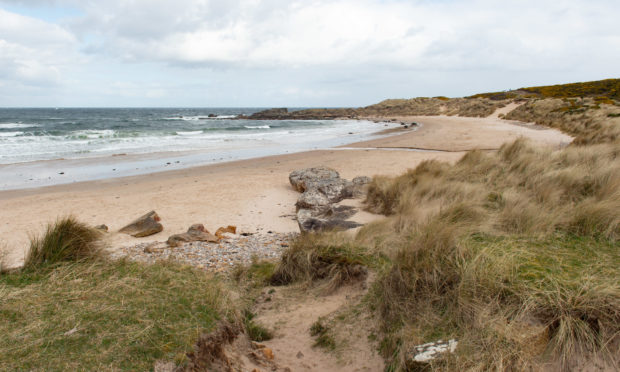 Hopeman beach.