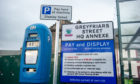 Pay and display charges have been suspended in Elgin due to the coronavirus pandemic. Picture by Jason Hedges.