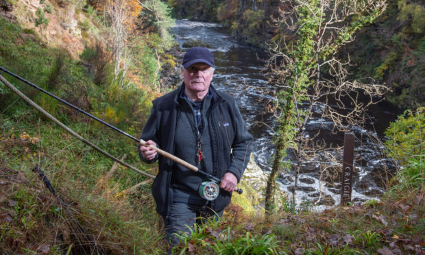 Ian Neale runs angling trips for visitors from his home near Forres.