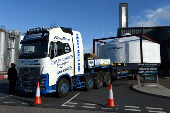 The abnormal load traveled between Peterhead to Ellon.