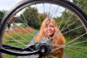 Aberdeen Cycle Forum's Rachel Martin is keen to help cyclists protect their bikes from theft. Picture: Kami Thomson.