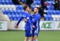 Mitch Megginson and Connor Scully celebrate.
Picture by Scott Baxter