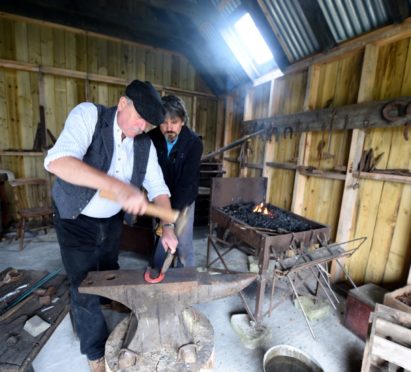 Lessons at the Highland Folk Museum.