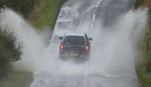 The weather warning comes into force at 3am on Saturday