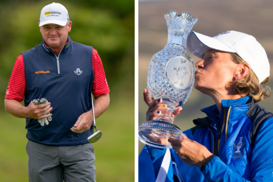 Paul Lawrie and Catriona Matthew are two of Scotland’s leading golfers.
