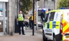 It is understood an officer was assaulted on Leadside Road in Aberdeen.
