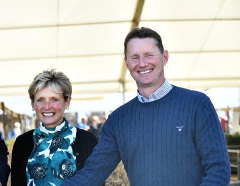 Patsy and Ian Hunter bred the record priced lamb from their Dalchirla flock.