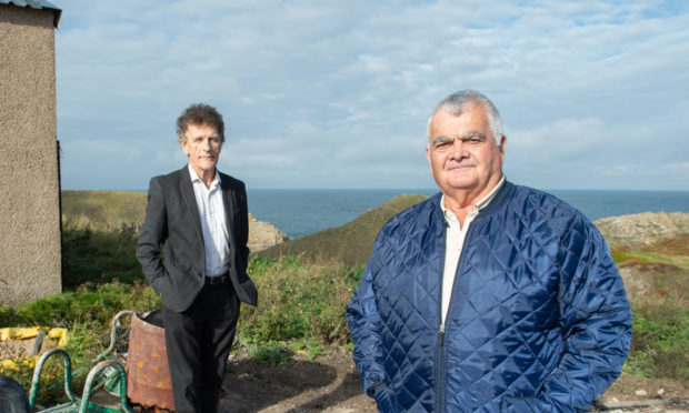 Businessman Sandy Laing (right) and architect Ian Sutherland McCook