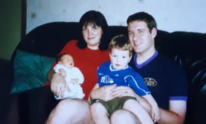 Alistair Wilson was murdered on his doorstep nearly 20 years ago, leaving his wife Veronica to raise their two sons as a single mum. Image: Family handout