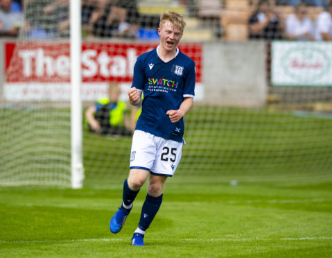 Dundee midfielder Lyall Cameron.