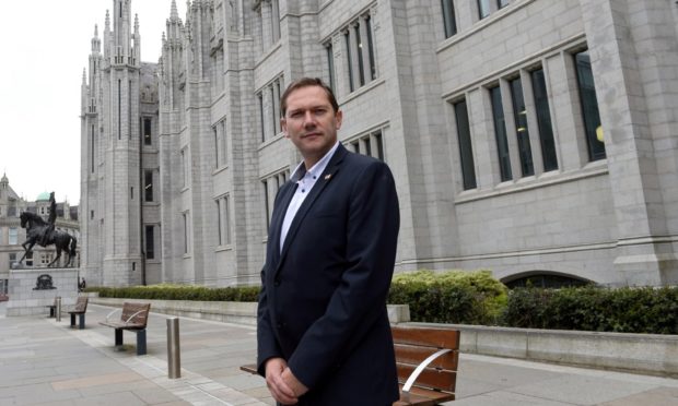 Aberdeen City Council co-leader Douglas Lumsden. Picture by Darrell Benns.