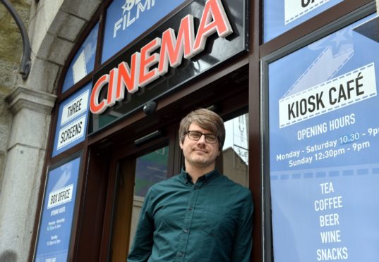 Colin Farquhar, manager of Belmont Cinema. Picture by Darrell Benns.