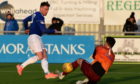 Josh Rae, right, in action for Cowdenbeath
