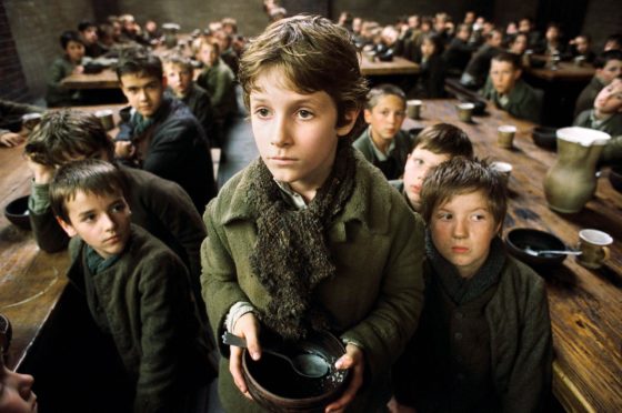 Barney Clark as Oliver Twist - in the 2005 film directed by Roman Polanski