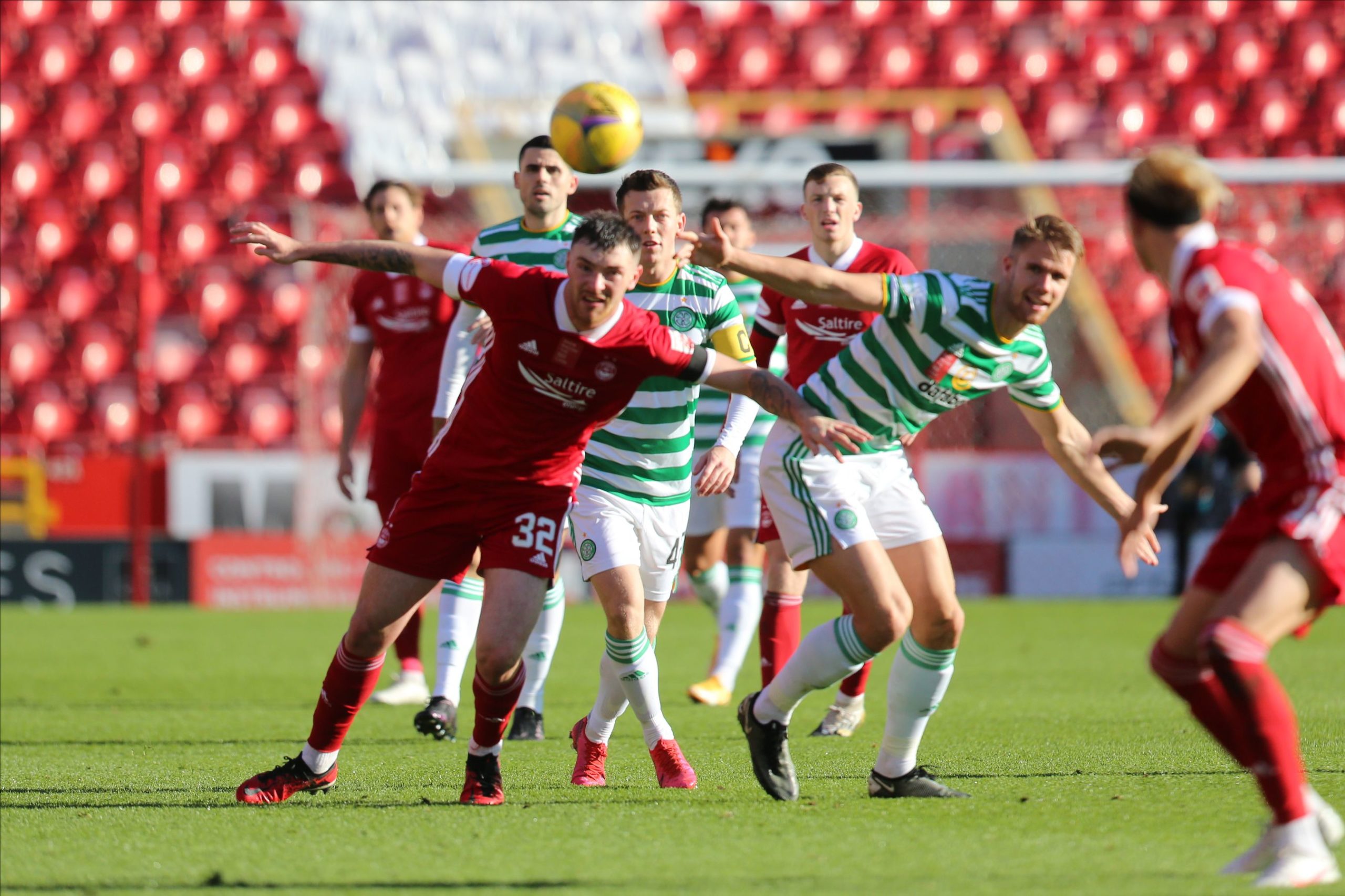 Aberdeen boss Derek McInnes unhappy with Celtic defender ...