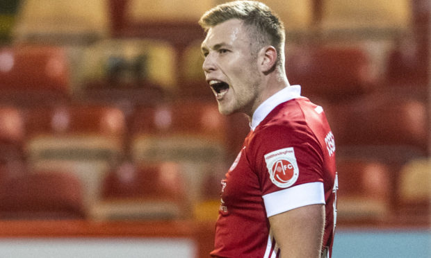 Dons striker Sam Cosgrove.