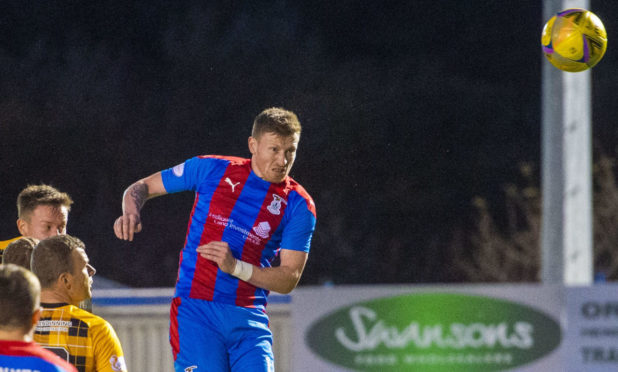 Shane Sutherland nets for Inverness against East Fife.