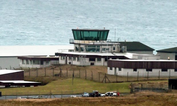 Sumburgh Airport.