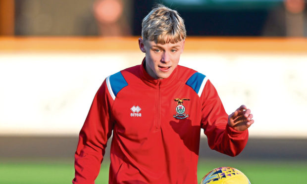 Caley Thistle youngster Roddy MacGregor.