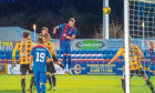 Shane Sutherland nets for Caley Thistle.