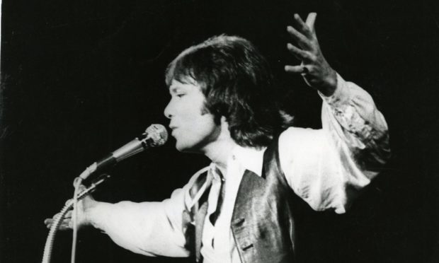 Sir Cliff performing in Dundee in 1978.