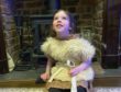 Bonnie, six, playing a shepherd in The Lockdown Nativity.