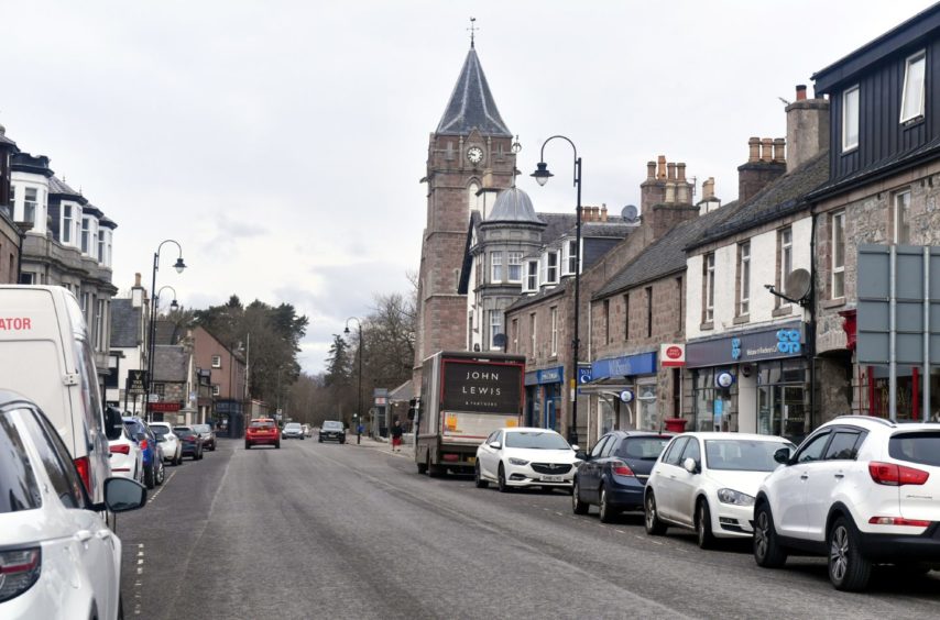 Banchory town centre.