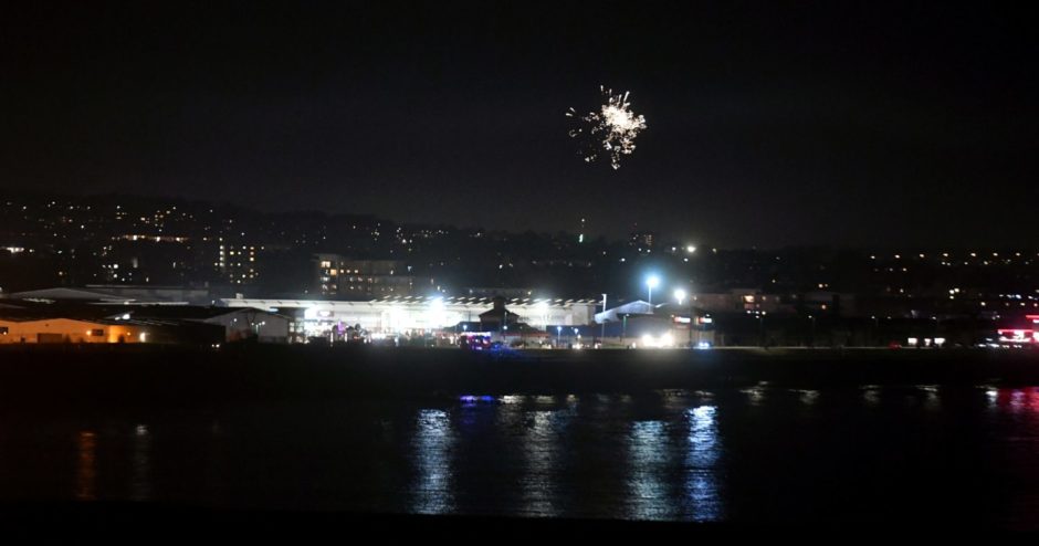 Despite bonfire night being cancelled due Covid 19 and all the restrictions, fireworks were still set off in the Granite City. Pic by Chris Sumner