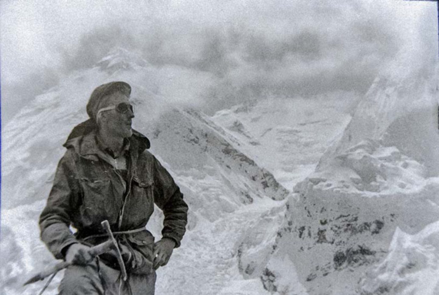 Hamish Macinnes on Mount Everest.