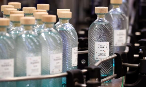 Isle of Harris Distillery production line.