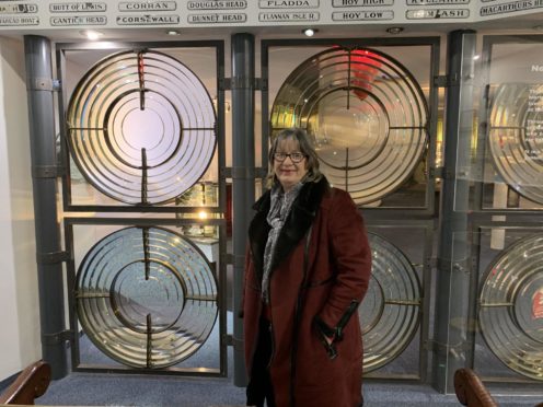 Lynda McGuigan, manager, at the Museum of Scottish Lighthouses.