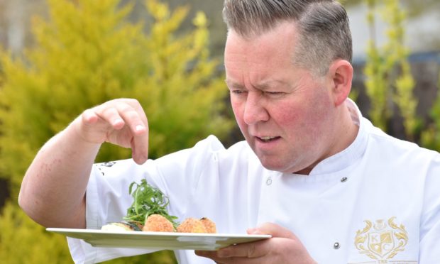 Craig Wilson, The Kilted Chef, from Eat On The Green, Udny Green.