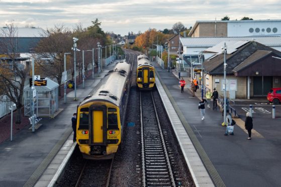 ScotRail services at Elgin train station. Photo: Jason Hedges/DC Thomson