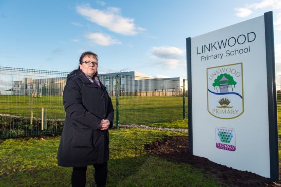 Sonya Warren, chairwoman of Moray Council's children and young people's committee, at Linkwood Primary School in Elgin.