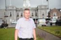 Inverurie BID manager Derek Ritchie at the town hall car park.
Picture by Paul Glendell