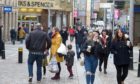 Inverness High Street was awash with shoppers at the weekend as they began their Christmas shopping.