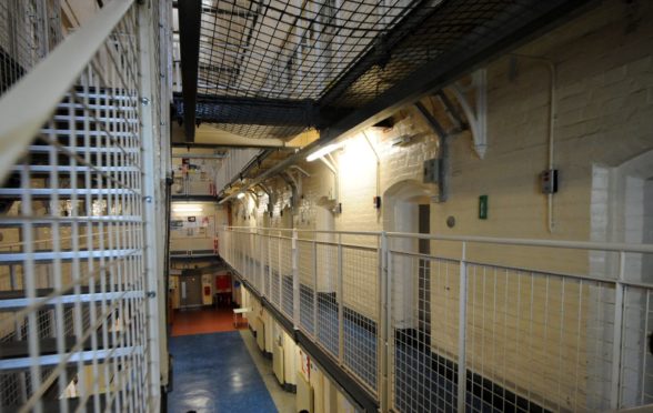 Inverness Prison, which has been deemed out of date by prison inspectors.