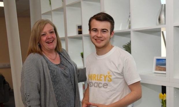 Shirley's Space founder Cameron Findlay with charity chairwoman Fiona Weir at their premises within Crimond Medical Hub.