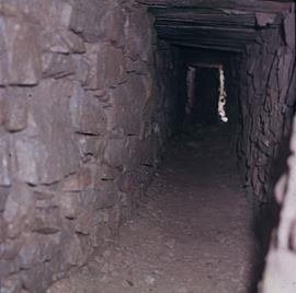 The corridor in Lauriston Castle where Maxwell Garvie's body was found.