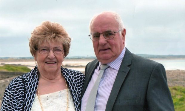 Janet Churchley and her husband Robert.