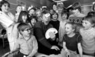Paul Daniels worked his magic for kids of all ages with his tricks at Royal  Aberdeen Children's Hospital in 1984. He visited the hospital while at His Majestys with his one-man magic show.
