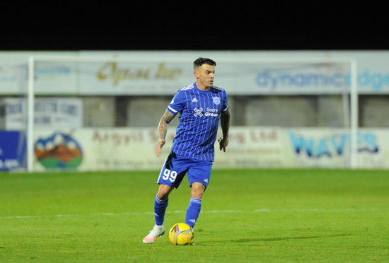 Peterhead striker Derek Lyle. Picture by Darrell Benns