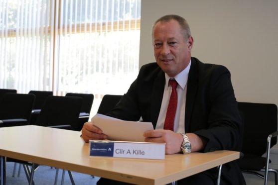 Andy Kille, the new leader of Aberdeenshire Council