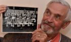 Danny Mowatt who played in the 1959 Scottish Cup first round 1-0 win against Dundee. (he is pictured in the back row, third from the right).
Picture by Colin Rennie.  January 12, 2018.