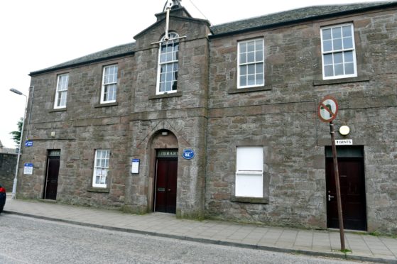 Inverbervie Library.
Picture by Jim Irvine