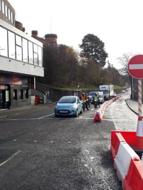 Highland Council officials have amended the junction to enable vehicle to filter more efficiently.